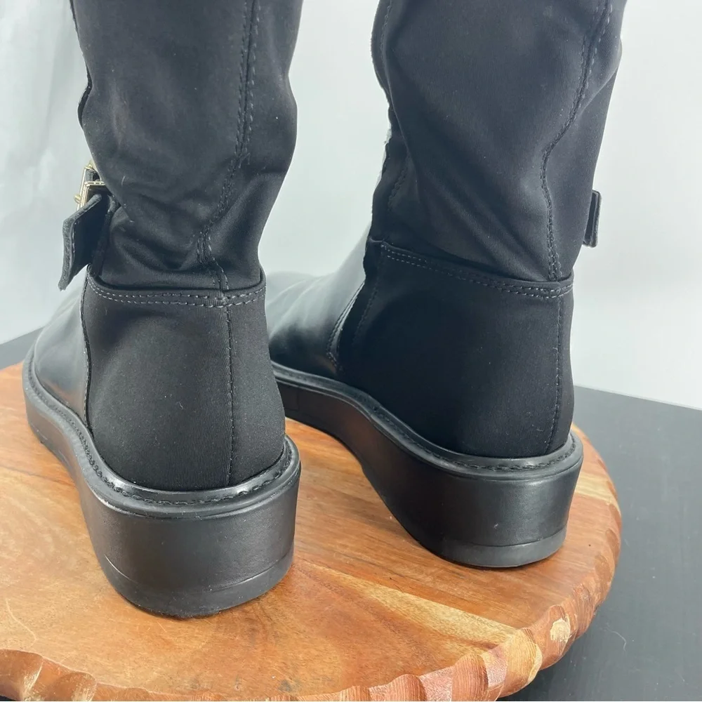Dolce‎ Vita Women's Ember Tall Boot, Black Leather, Size 8
